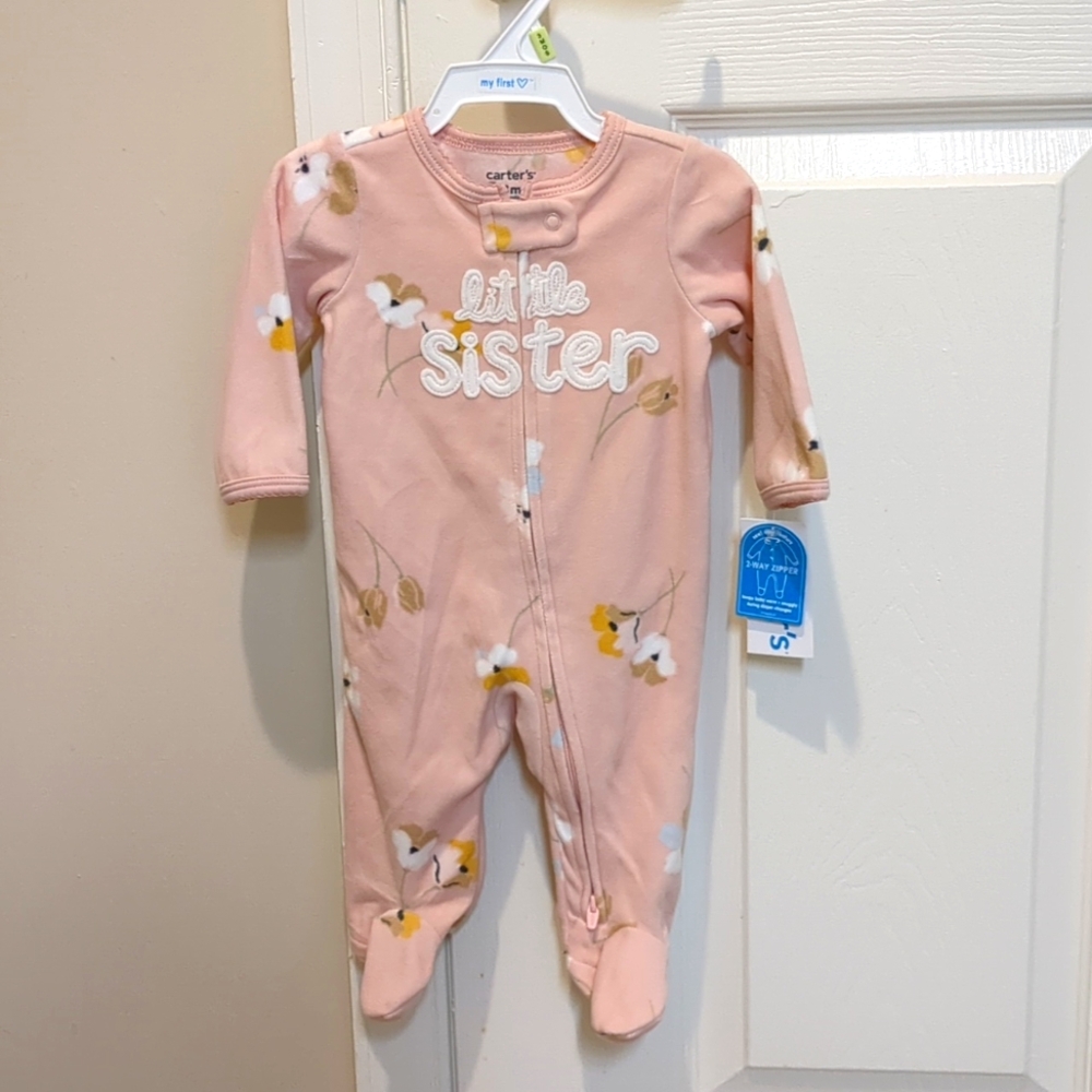 3M Baby Girl Fleece Pajamas